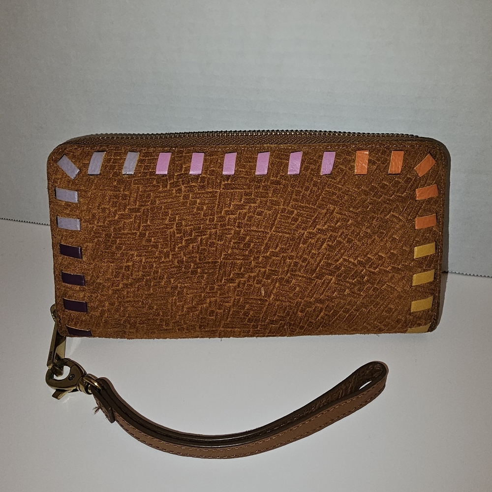 Fossil wallet brown leather